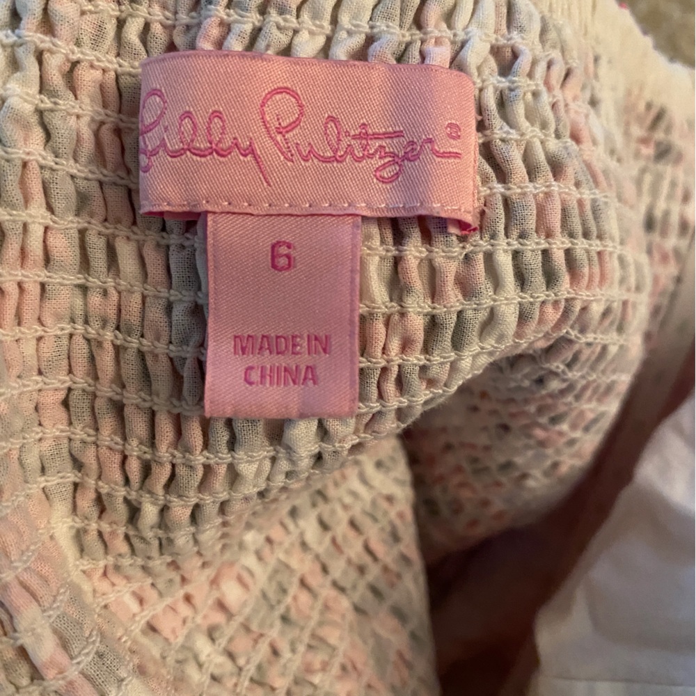 Lilly Pulitzer strapless ladybug dress - Picture 5 of 7